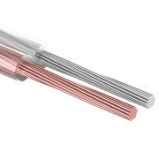 Кабель акустический 2х0,50мм², прозрачный SILICON, 100м REXANT Кабель акустический 2х0,50мм², прозрачный SILICON, 100м REXANT