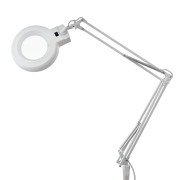 Лупа на струбцине круглая 3D с подсветкой, ø127мм, белая REXANT Лупа на струбцине круглая 3D с подсветкой, ø127мм, белая REXANT