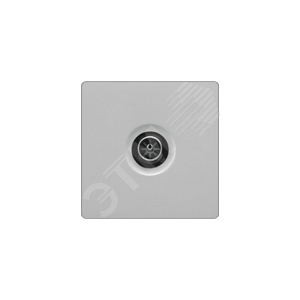 Valena LIFE Лицевая панель для розеток ТВ Алюминий