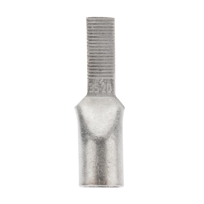 Наконечник штифтовой медный луженый НШМЛ 35-7х20 (35мм² - Ø7мм) (в упак. 25 шт.) REXANT Наконечник штифтовой медный луженый НШМЛ 35-7х20 (35мм² - Ø7мм) (в упак. 25 шт.) REXANT