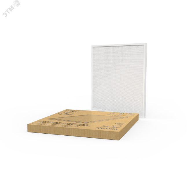 Светильник светодиодный ДВО-36 Вт 2950 Лм 6500K призма IP20 595х595х19 мм Gauss Светильник светодиодный ДВО-36 Вт 2950 Лм 6500K призма IP20 595х595х19 мм Gauss