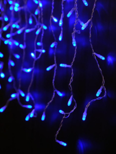 Гирлянда "Бахрома" OIC100LSE-B-T-I4 100LED 2м син. SHlights 4610003324940 Гирлянда "Бахрома" OIC100LSE-B-T-I4 100LED 2м син. SHlights 4610003324940