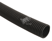 Труба гофрированная ПНД d20 с зондом (10м) черная