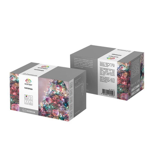 Гирлянда Твинкл Лайт 15 м, темно-зеленый ПВХ, 120 LED, цвет мультиколор Гирлянда Твинкл Лайт 15 м, темно-зеленый ПВХ, 120 LED, цвет мультиколор