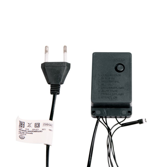 Гирлянда Твинкл Лайт 15 м, темно-зеленый ПВХ, 120 LED, цвет мультиколор Гирлянда Твинкл Лайт 15 м, темно-зеленый ПВХ, 120 LED, цвет мультиколор