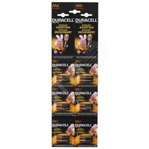 Элемент питания Duracell LR03-2BL BASIC 2*6 NEW (12/120/17280)