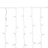 Гирлянда Светодиодный Дождь 2х0,8м, 160 LED ТЕПЛЫЙ БЕЛЫЙ, прозрачный ПВХ, IP65, постоянное свечение, 230В соединяется NEON-NIGHT (нужен шнур питания 303-500-1)