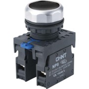 Кнопка управления NP8-11BN/2 без подсветки черн. 1НО+1НЗ IP65 (R) CHINT 667112 Кнопка управления NP8-11BN/2 без подсветки черн. 1НО+1НЗ IP65 (R) CHINT 667112