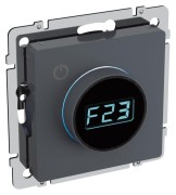 Термостат электронный с индик. BRITE СП IP20 ТС10-1-БрМ механизм маренго IEK BR-RT11-K35