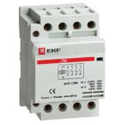 Контактор модульный 40А 3п 220В 4НО КМ Контактор модульный 40А 3п 220В 4НО КМ