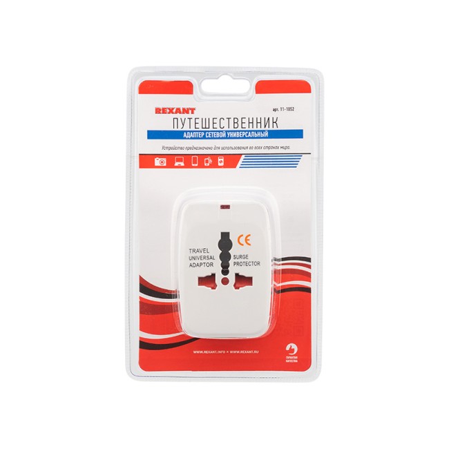 Адаптер сетевой «Путешественник» REXANT Адаптер сетевой «Путешественник» REXANT