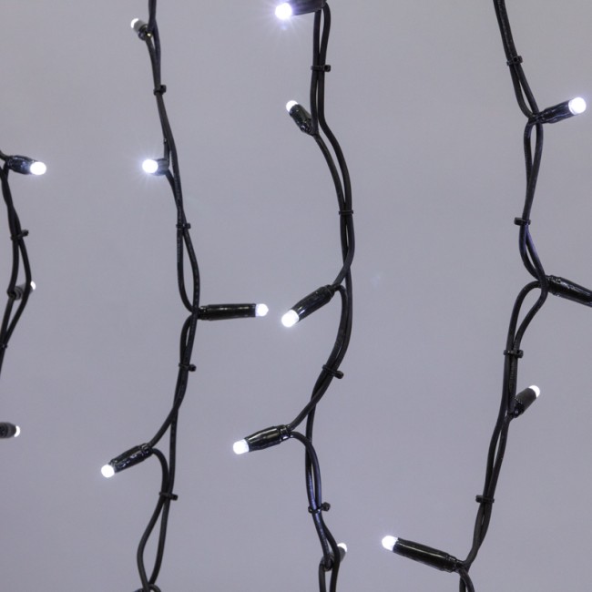 Гирлянда Светодиодный Дождь 2х3м, постоянное свечение, черный провод КАУЧУК, 230 В, диоды БЕЛЫЕ (шнур питания в комплекте) Гирлянда Светодиодный Дождь 2х3м, постоянное свечение, черный провод КАУЧУК, 230 В, диоды БЕЛЫЕ (шнур питания в комплекте)