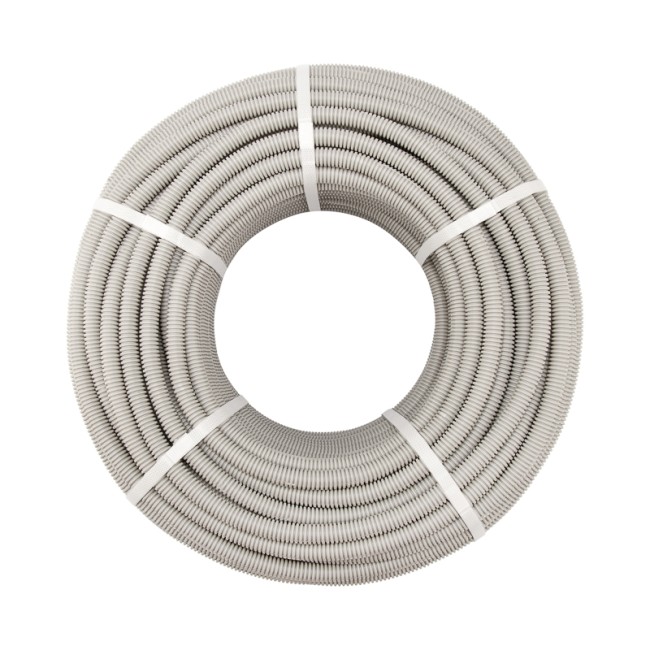 Труба гофрированная из ПВХ, с зондом, Ø16мм (бухта 50 м/уп) REXANT Труба гофрированная из ПВХ, с зондом, Ø16мм (бухта 50 м/уп) REXANT