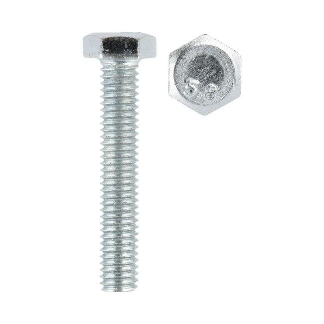 Болт шестигранный DIN 933, 6х35 короб (50 шт/уп) KRANZ