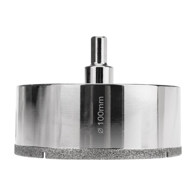 Коронка алмазная 100мм по керамограниту с центровочным сверлом KRANZ Коронка алмазная 100мм по керамограниту с центровочным сверлом KRANZ