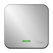 Переключатель одноклавишный наружный BLАNCА (cх.6) с подстветкой, с изолирующей пластиной, 10А, 250В, алюминий Переключатель одноклавишный наружный BLАNCА (cх.6) с подстветкой, с изолирующей пластиной, 10А, 250В, алюминий