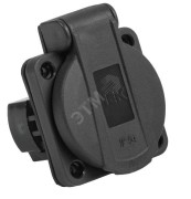 Розетка панельная РП14-3 2Р+РЕ 16А з/к с крышкой IP54 черная MAGNUM IEK Розетка панельная РП14-3 2Р+РЕ 16А з/к с крышкой IP54 черная MAGNUM IEK