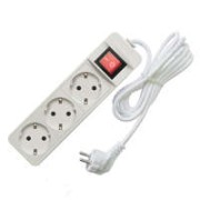 Удлинитель 3х1.5м с заземл. 10А IP20 2.2кВт ПВС с выкл. Союз 481S-7301 Удлинитель 3х1.5м с заземл. 10А IP20 2.2кВт ПВС с выкл. Союз 481S-7301