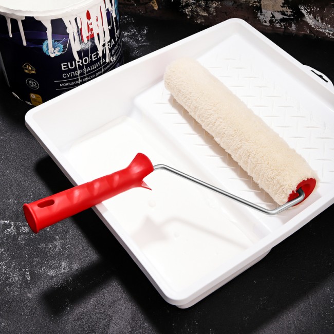 Валик «Натуральный мех» бесшовный, ворс 12 мм, ширина ролика 240 мм, Ø 42 мм, бюгель 6 мм REXANT Валик «Натуральный мех» бесшовный, ворс 12 мм, ширина ролика 240 мм, Ø 42 мм, бюгель 6 мм REXANT