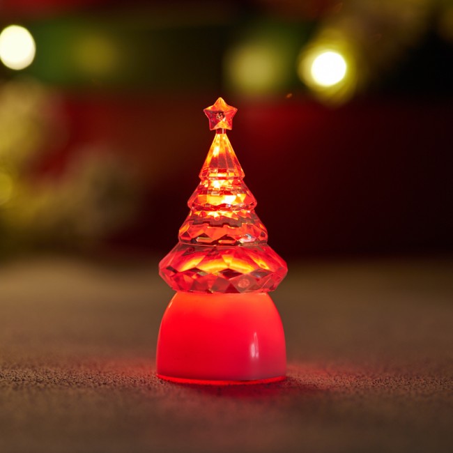 Фигура светодиодная на подставке Ёлочка Кристалл, RGB Фигура светодиодная на подставке Ёлочка Кристалл, RGB