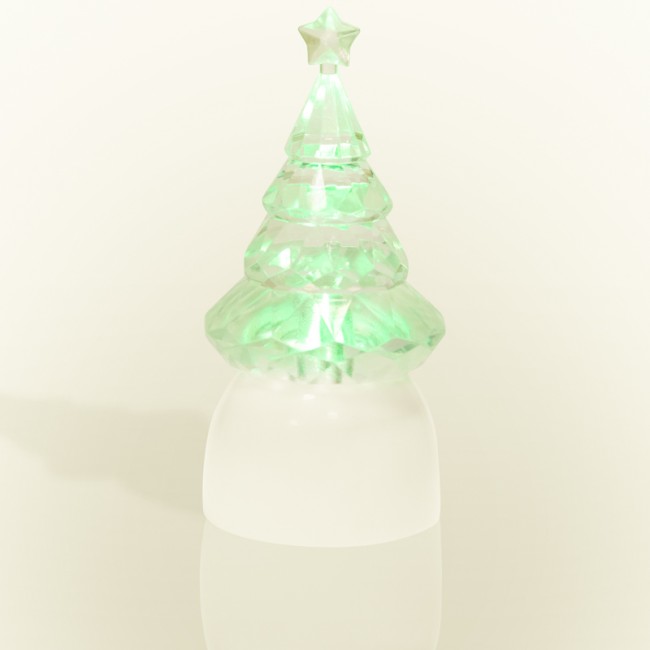Фигура светодиодная на подставке Ёлочка Кристалл, RGB Фигура светодиодная на подставке Ёлочка Кристалл, RGB