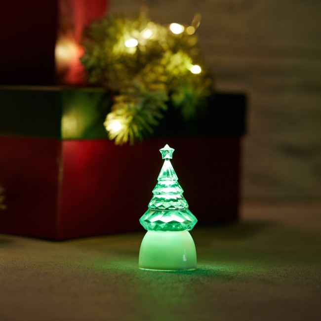 Фигура светодиодная на подставке Ёлочка Кристалл, RGB Фигура светодиодная на подставке Ёлочка Кристалл, RGB