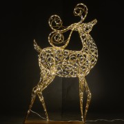 Декоративная 3D Олень с витыми рогами 180 см Декоративная 3D Олень с витыми рогами 180 см