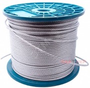 Трос 2,0 мм стальной оцинкованный (220м) Трос 2,0 мм стальной оцинкованный (220м)