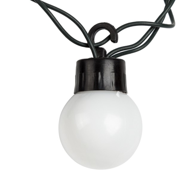 Гирлянда Шарики Ø30мм, 5м, темно-зеленый ПВХ, 25 диодов, цвет RGB Гирлянда Шарики Ø30мм, 5м, темно-зеленый ПВХ, 25 диодов, цвет RGB