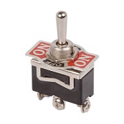 Тумблер 250V 15А (3c) ON-OFF-ON однополюсный (KN-103) REXANT Тумблер 250V 15А (3c) ON-OFF-ON однополюсный (KN-103) REXANT