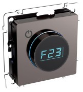 Термостат электронный с индик. BRITE СП IP20 ТС10-1-БрТБ темная механизм бронза IEK BR-RT11-K45