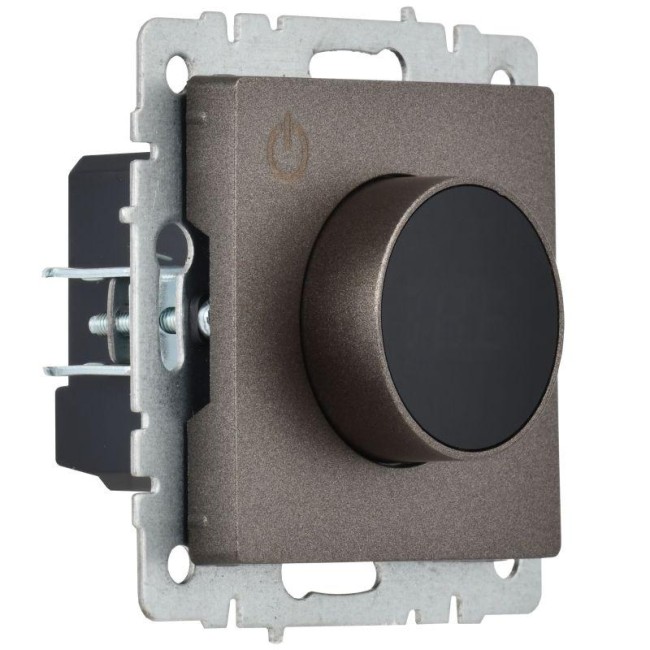 Термостат электронный с индик. BRITE СП IP20 ТС10-1-БрТБ темная механизм бронза IEK BR-RT11-K45