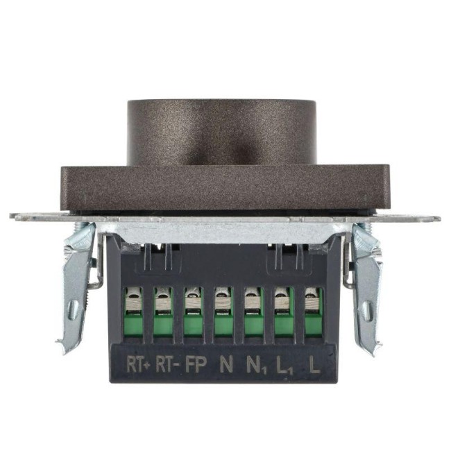 Термостат электронный с индик. BRITE СП IP20 ТС10-1-БрТБ темная механизм бронза IEK BR-RT11-K45