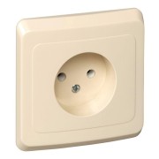 Розетка 1-м СП Этюд 16А IP20 250В без заземл. без защ. шторок крем. SE PC16-001K Розетка 1-м СП Этюд 16А IP20 250В без заземл. без защ. шторок крем. SE PC16-001K