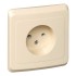 Розетка 1-м СП Этюд 16А IP20 250В без заземл. без защ. шторок крем. SE PC16-001K Розетка 1-м СП Этюд 16А IP20 250В без заземл. без защ. шторок крем. SE PC16-001K