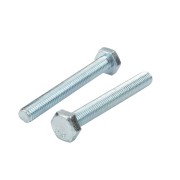 Болт шестигранный KRANZ DIN 933, 10х80, пакет (2шт.) Болт шестигранный KRANZ DIN 933, 10х80, пакет (2шт.)