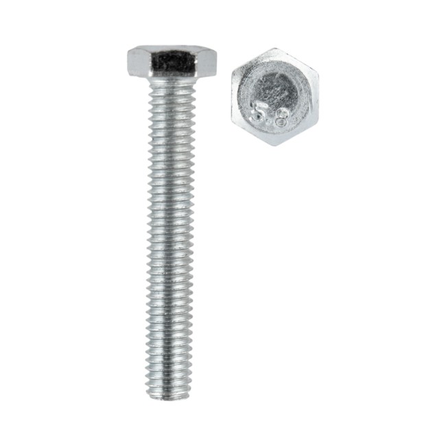 Болт шестигранный DIN 933, 6х40 короб (40 шт/уп) KRANZ