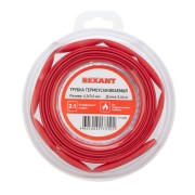 Трубка термоусаживаемая ТУТ нг 6,0/3,0мм, красная, ролик 2,44м REXANT Трубка термоусаживаемая ТУТ нг 6,0/3,0мм, красная, ролик 2,44м REXANT