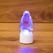 Фигура светодиодная на подставке Пингвин Кристалл, RGB Фигура светодиодная на подставке Пингвин Кристалл, RGB