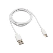 Кабель USB-Type-C/2,1A/PVC/white/1m/REXANT