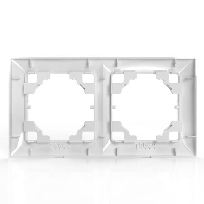 Рамка 2-м AVA бел. TOKOV LIGHT TKL-AV-RM2-C01