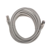Патч-корд S/FTP CAT 6A (10G), RJ45-RJ45, 28AWG, LSZH, серый, 5м REXANT