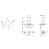 Тумблер 250V 15А (3c) ON-(ON) однополюсной (KN-112) REXANT