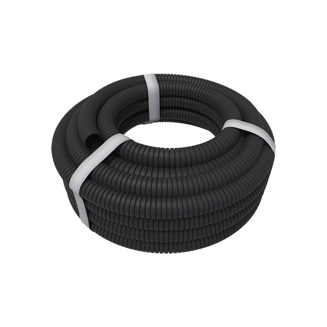 Труба гофрированная из ПНД, с зондом, черная, Ø16мм (бухта 50 м/уп) REXANT Труба гофрированная из ПНД, с зондом, черная, Ø16мм (бухта 50 м/уп) REXANT