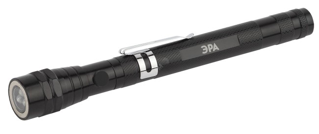 Фонарик на батарейках 4хLR44, ударопрочный, телескопическая ручка 40 см, регулируемый угол, магнитный RB-602 Практик ЭРА
