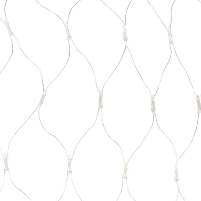 Гирлянда Сеть 2х1,5м, свечение с динамикой, прозрачный ПВХ, 288 LED, 230 В, цвет: Белый (шнур питания в комплекте)