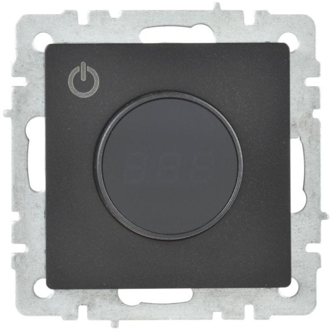 Термостат электронный с индик. BRITE СП IP20 ТС10-1-БрЧ механизм черн. IEK BR-RT11-K02