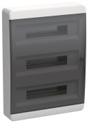 Корпус ЩРН-П-54 TEKFOR IP41 черн. прозр. дверь пластик. IEK TF5-KP12-N-54-41-K01-K03