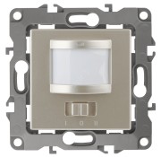 Датчик движения 2-проводной, 180-250В, 200Вт, Эра12, шампань,12-4103-04 Датчик движения 2-проводной, 180-250В, 200Вт, Эра12, шампань,12-4103-04