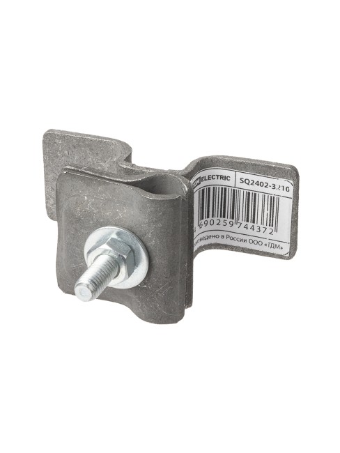 Держатель для гор. и верт. поверхностей, высота 25 мм, для прута Ø6-10 мм, стал. зажим, термодиф.TDM Держатель для гор. и верт. поверхностей, высота 25 мм, для прута Ø6-10 мм, стал. зажим, термодиф.TDM